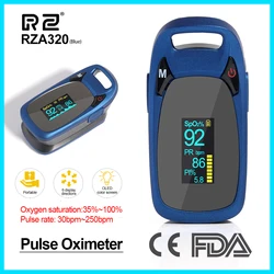 RZ New Design Fingertip Pulse Oximeter Rate Blood Pressure Health Care CE FDA OLED display Oxygen Alarm setting A320