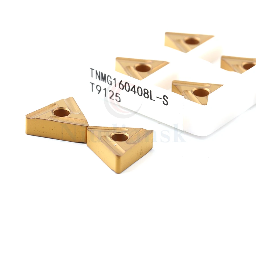 Ferramenta de processamento de revestimento cvd para peça de aço, inserção de carboneto de giro de metal em torno cnc de 10 peças