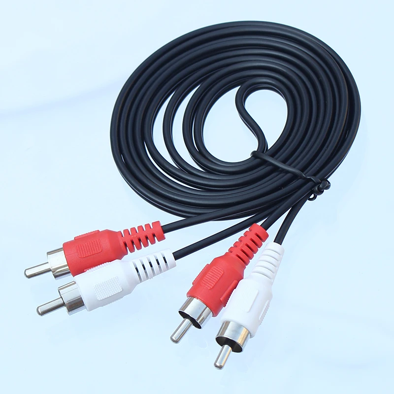 2 RCA To 2 RCA Male to Male Phono Lead Audio Cable Cable For Home Theater DVD Amplifier TV 1.5m 3m 5m