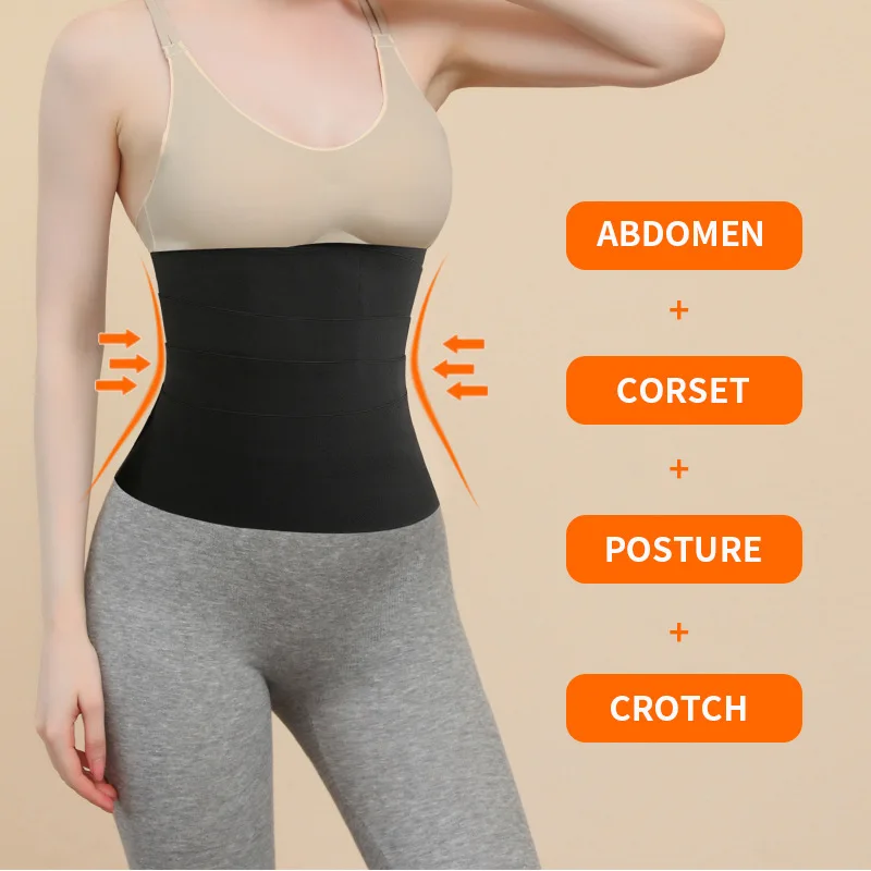 Tightening Corset for Waist Sports Waist Trainer Retraction Band Elastic Adjustable Abdominal Belt