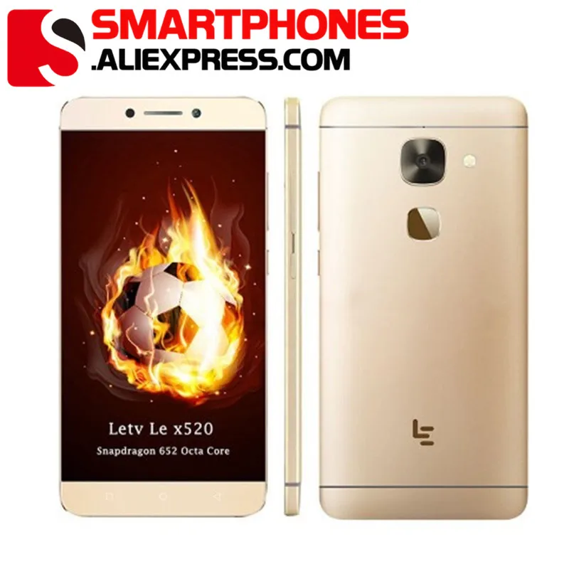 Letv-celular leeco le 2 x520 original, Snapdragon 652, octa core, 3gb, 32gb, 1920x1080, 16mp, android, câmera de impressão digital