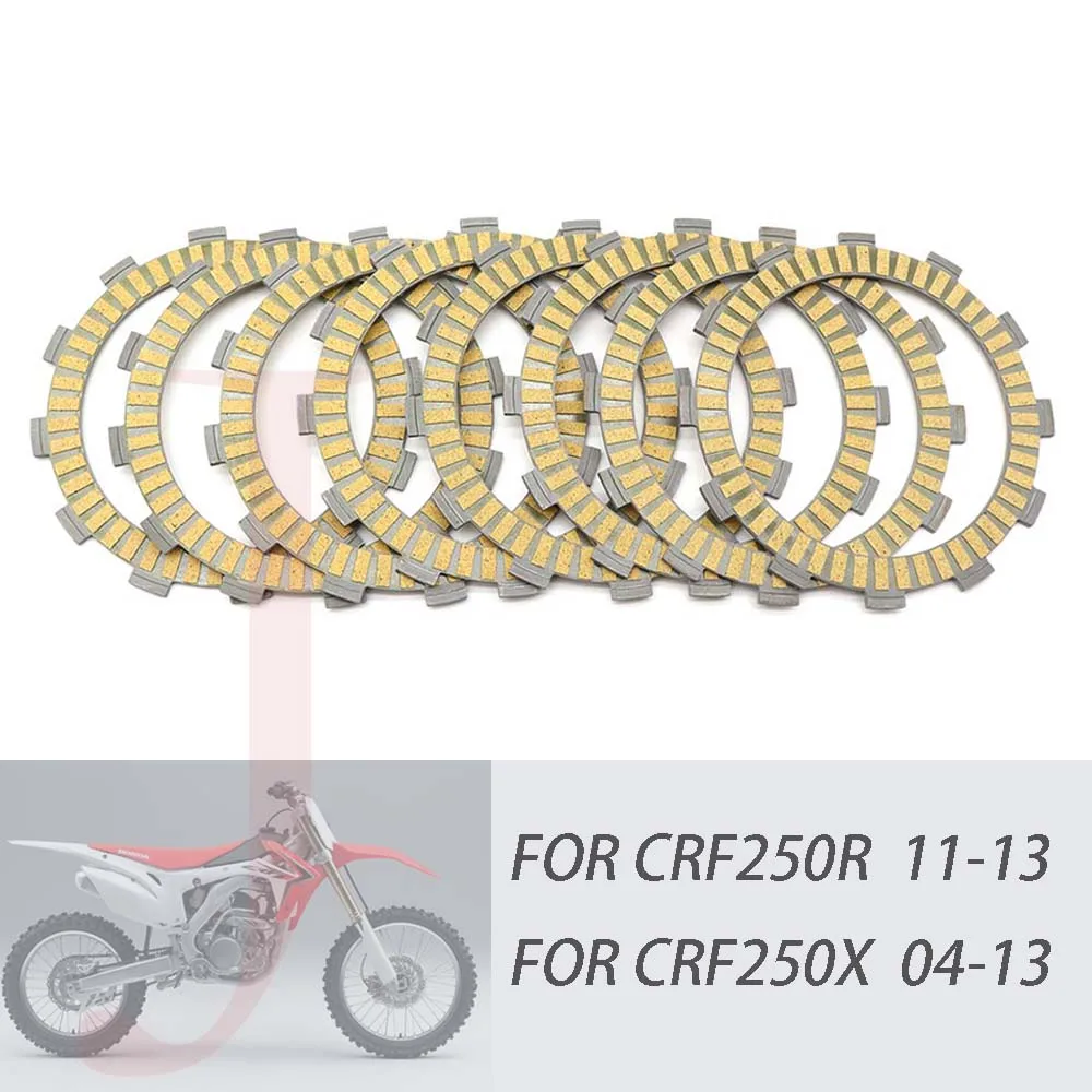 Plaques d\'embrayage à Friction de moto, pour HONDA CRF250X CRF 250X 04-15 CRF250R CRF 250R 2005 2009 2010 2011 2012 2013 2014