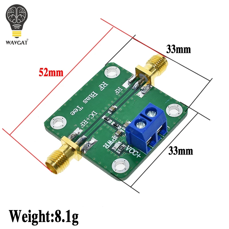 Bias Tee Broadband 10-6000MHz RF microwave DC bias DC blocker for HAM radio RTL SDR LNA Low Noise Ham Radio Amplifier