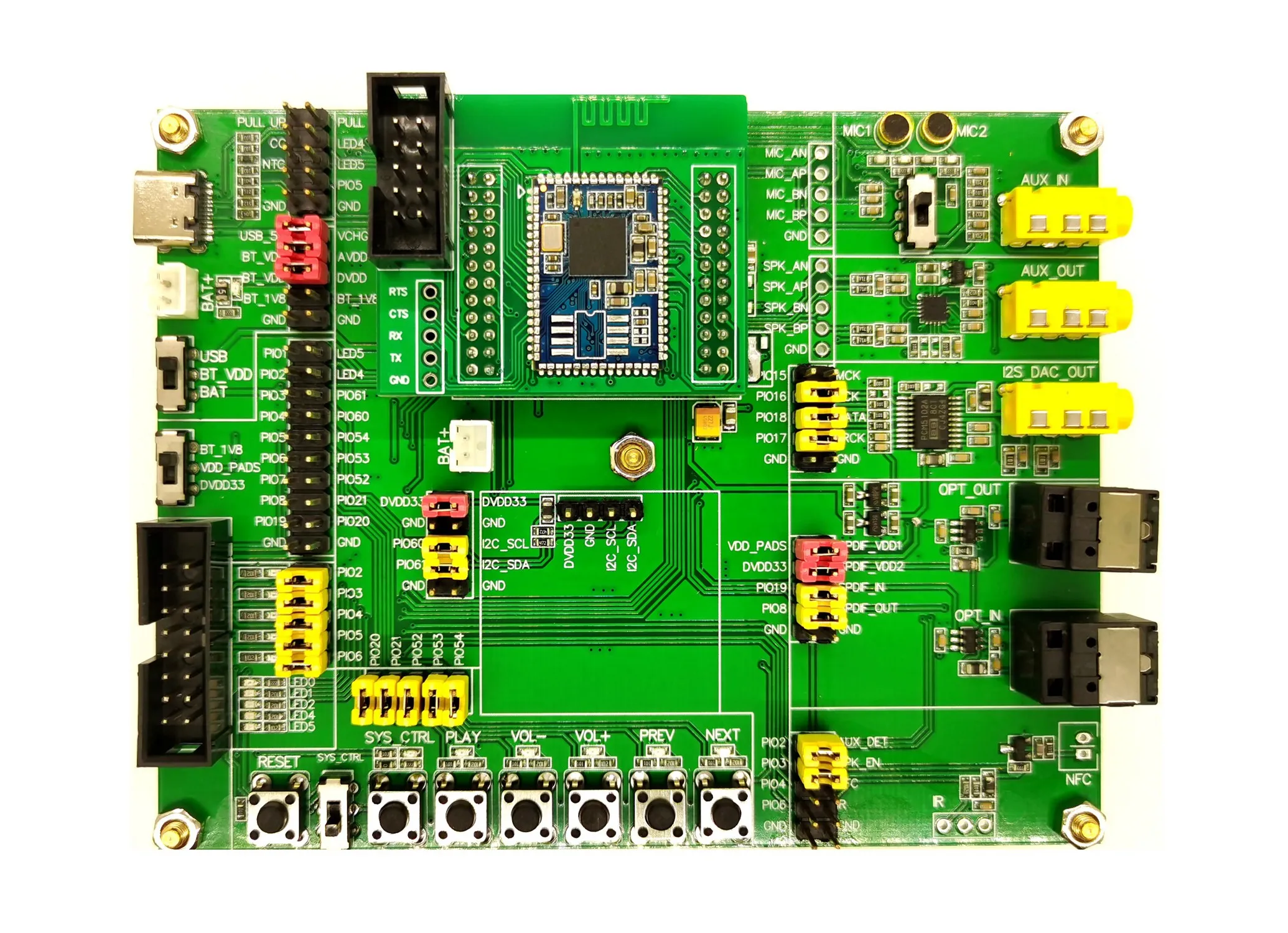 CSR8675 CSR8670 QCC3008 Bluetooth--compatible Development Board Learning Evaluation and Debugging