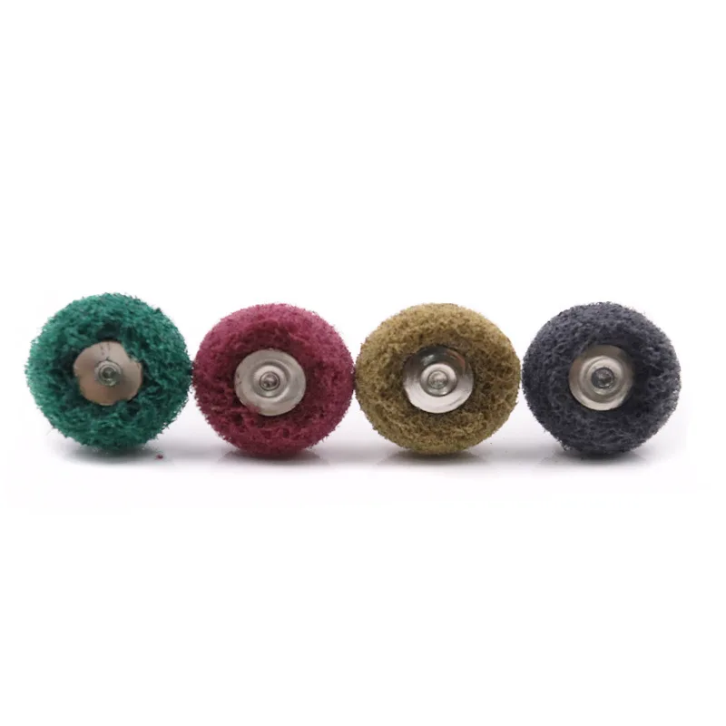 3Mm มินิแปรง Scouring Pad ล้อขัดไนลอนขัดหัวขัดขัด Buffing ล้อ25มม.สำหรับ dremel