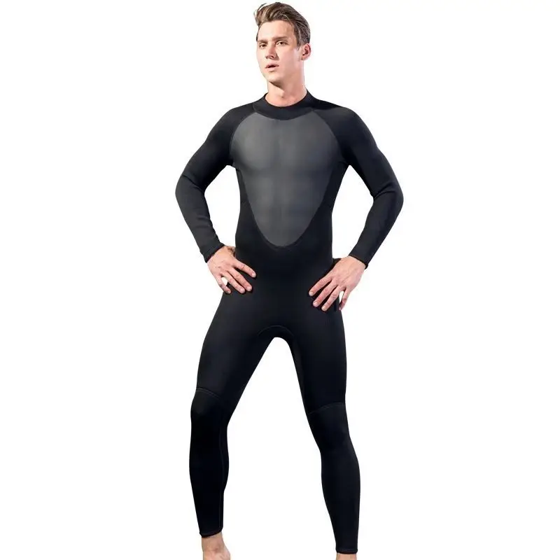 Explosive Men's Diving Suit 3MM Surfing Suit One-piece Winter Swimming Cold-proof Thickening Warm Swimming Suit Diving Suit