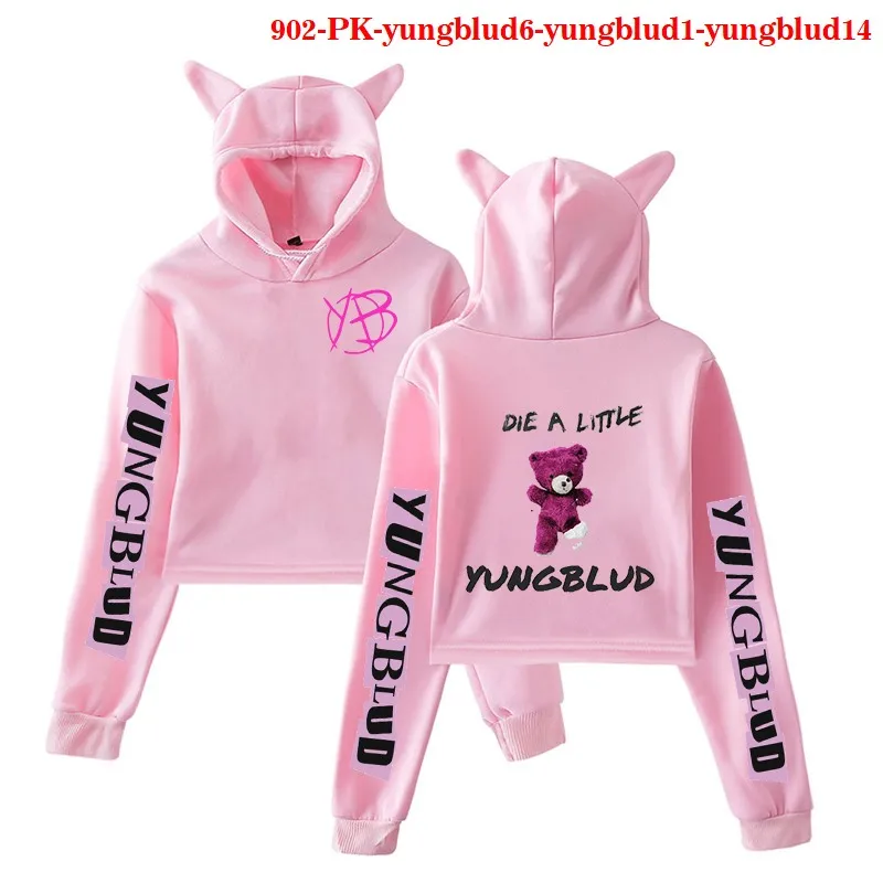 Bluzy Hip Hop Yungblud Print Bluza Mężczyźni Kobiety Jesień Casual Hoodie Kawaii Bluza Wiosna Jesień Yungblud Hooded Unisex