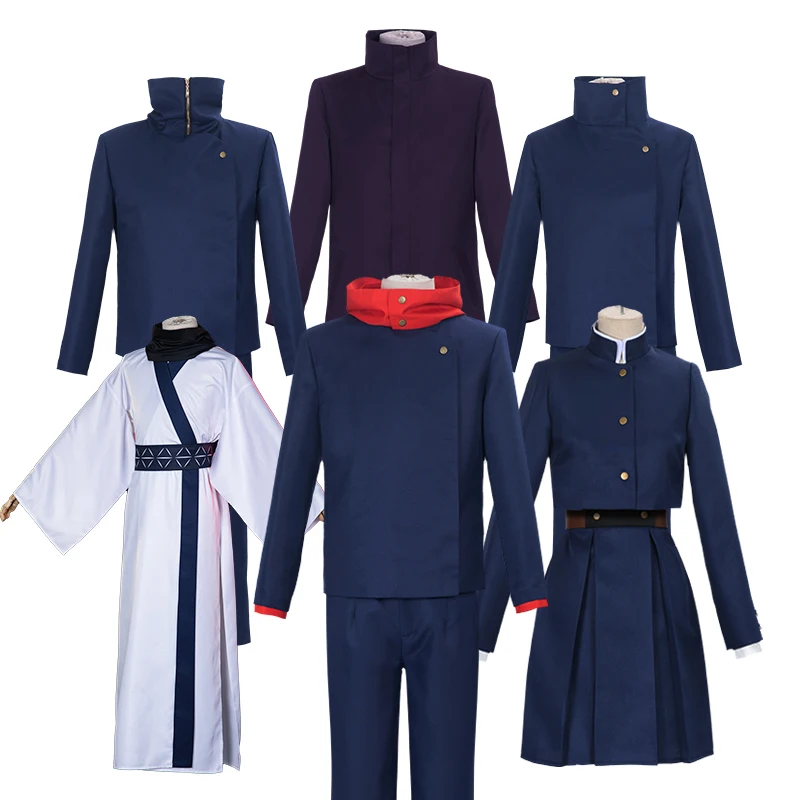 Jujutsu Kaisen cos Gojo Satoru/Yuji Itadori/Fushiguro Megumi/Kugisaki Nobara   anime man woman cosplay uniform costume full set