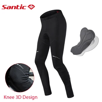 Sintic Pro bike cycling pants men Coolmax 4D cushion pad long pants autumn winter windproof warm trousers men&#x27;s bicycle clothing