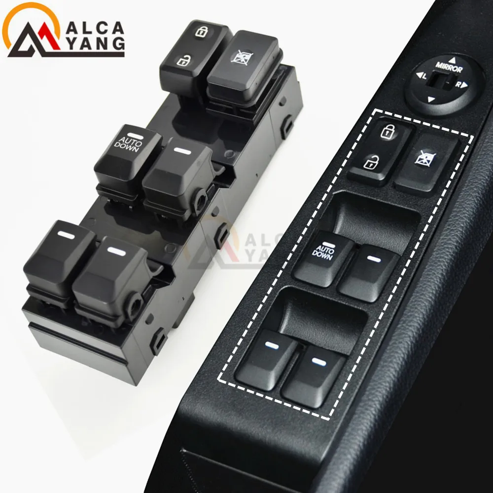 16Pins Power Window Switch For 2011-2016 Kia Sportage R OEM 93570-3W000 935703W000,93570-3W450 935703W450 Car Switch With Light