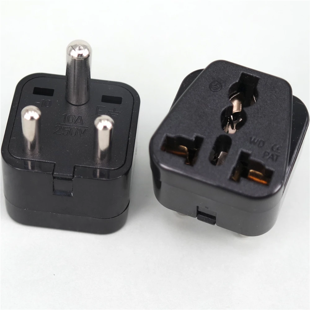 Universal Travel plug to UK,US,EU,small South Africa plug,AC power outlet,adapter,Nepal,India,Sri Lanka Big South Africa 15A/10A