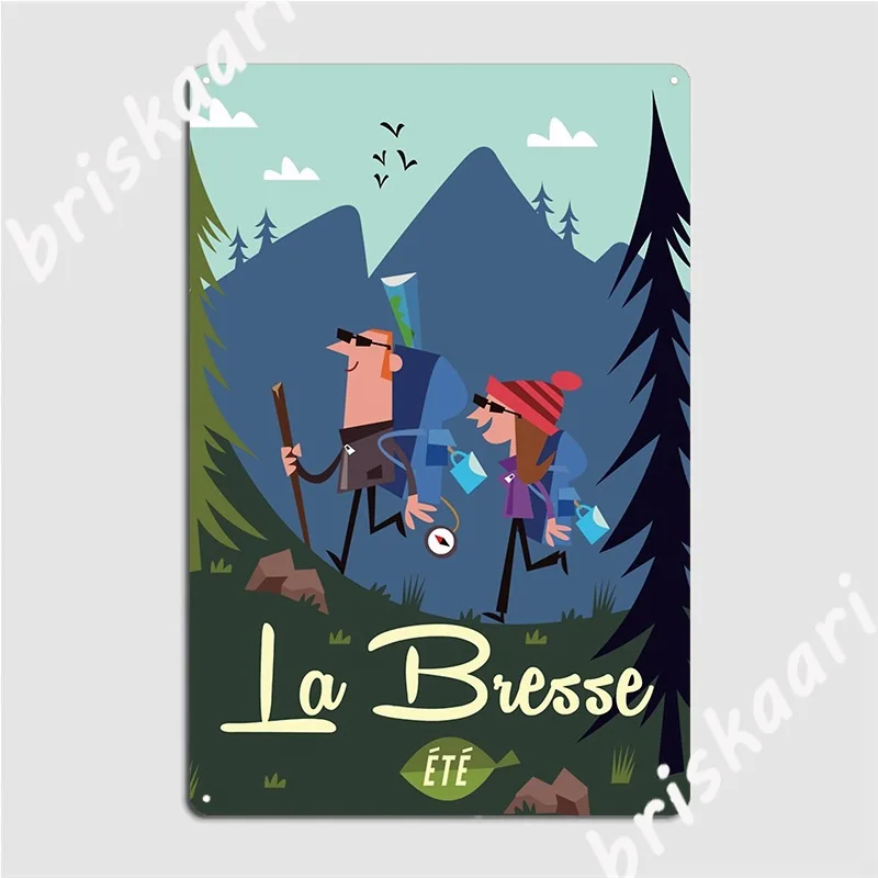 La Bresse Poster Metal Sign Painting Décor Club Home Design Home Tin Sign Poster