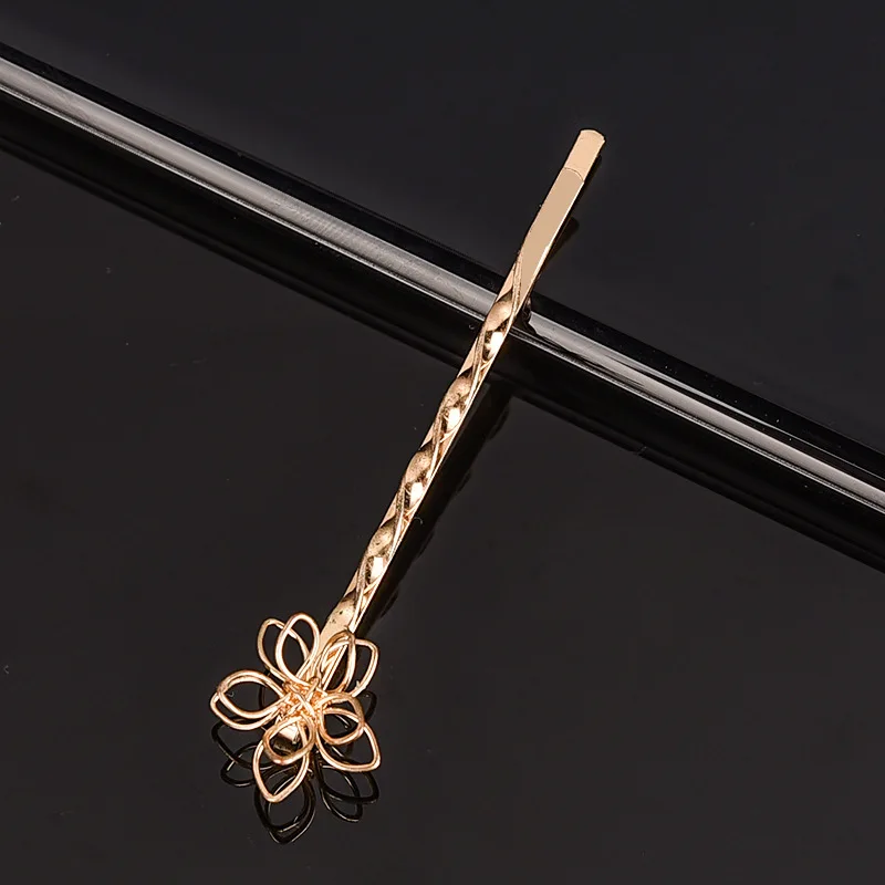 Korea Simple Metal Hair Clips Pins for Women Headwear Sweet Hairpins Barrettes Styling Hair Accessories Gift Dropshipping