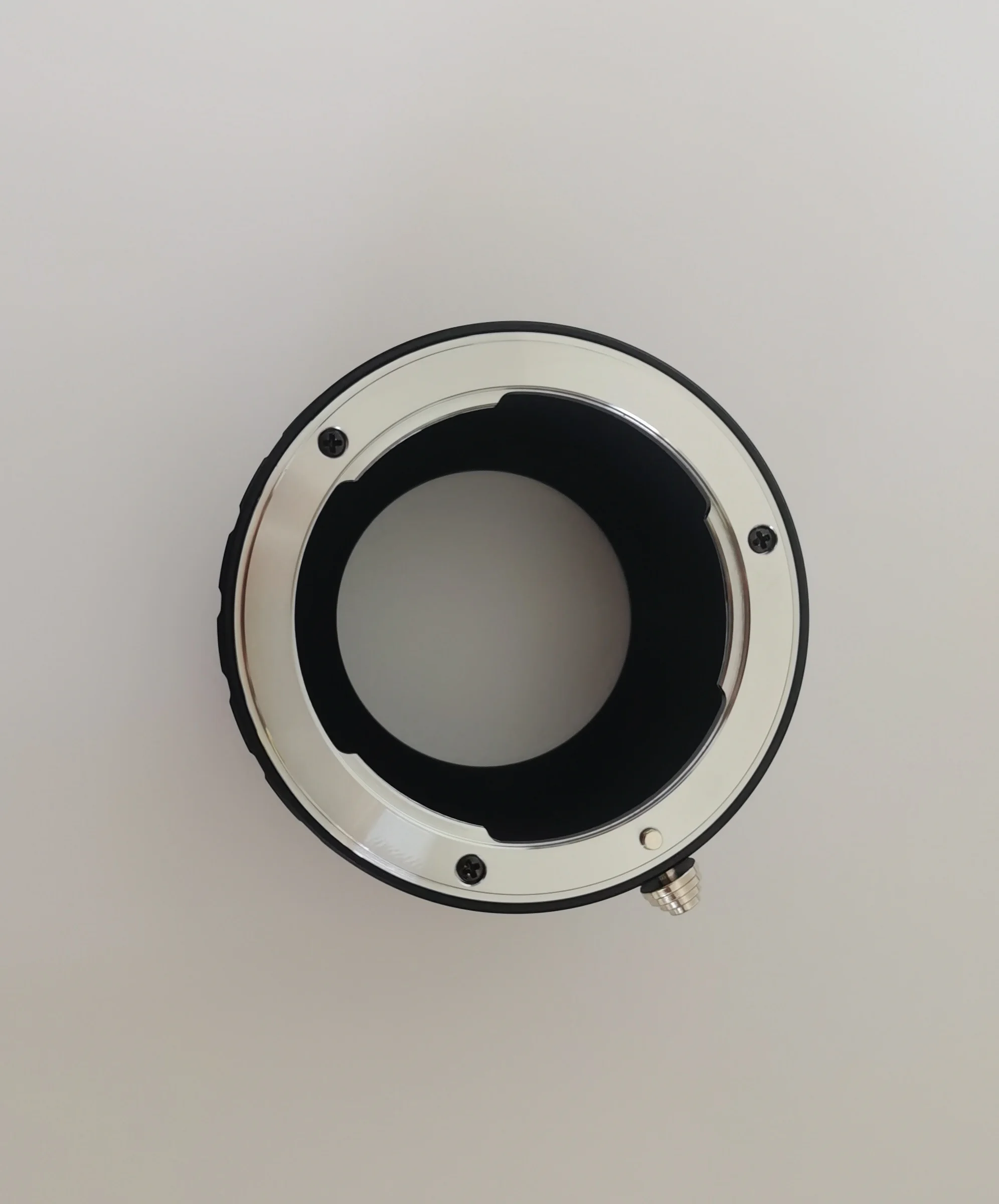 

F-Mount(AI) Lens to T-mount(M42*1) camera adapter,34.5mm length Suitable for dalsa camera of 12mm Optical distance