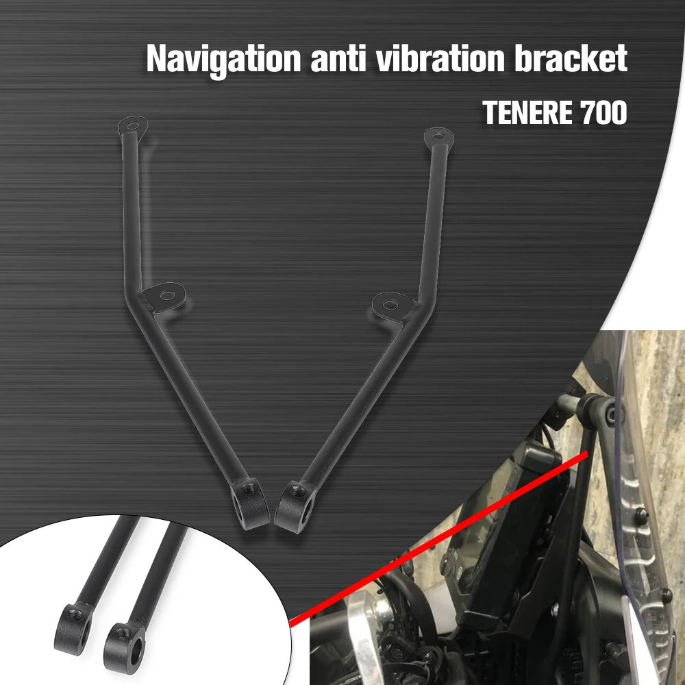 

TENERE 700 Anti shake support for Yamaha Tenere700 2020 2021 navigation anti vibration bracket TENERE 700 Accessories Motorbike