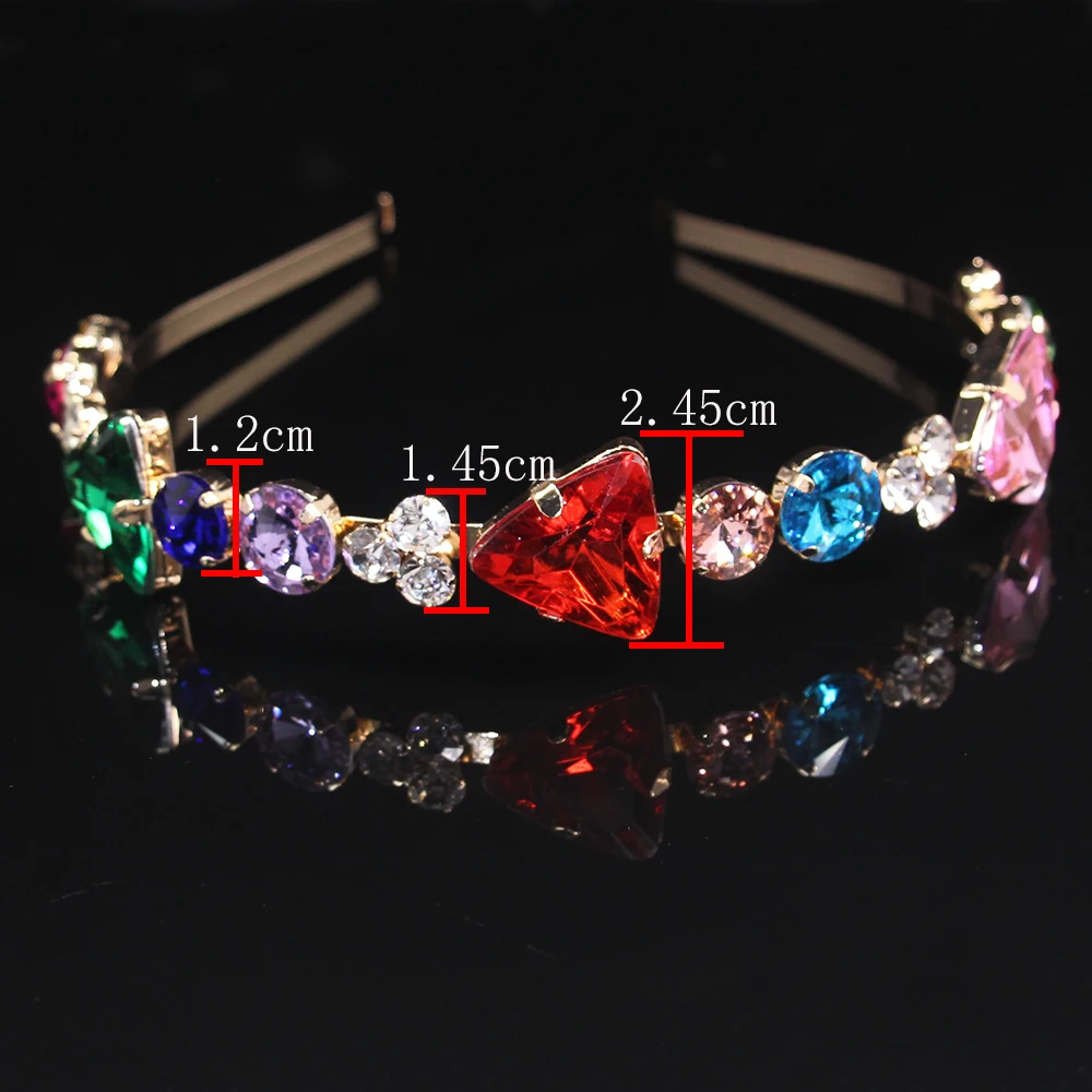 AINAMEISI Princess Crystal Hairband Lady, Girl Wedding Accessories Glass Bridal Hairband Fashion Hair  Jewelry