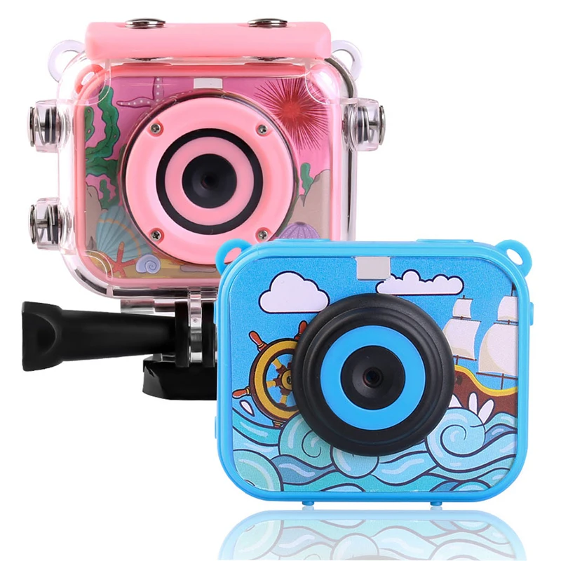 AT-S20 Helmet Mini Action Camera Children Kid Digital Camera Gift go Waterproof pro 30M 1080P Video Camera Recoder Camcorder Cam