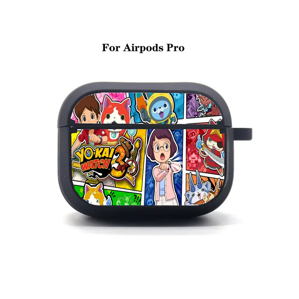 Anime Yo-kai Watch AirPods Pro case Cover Apple AirPods Pro Earphone bag Soft Silicone Bluetooth Protective Earphone Case