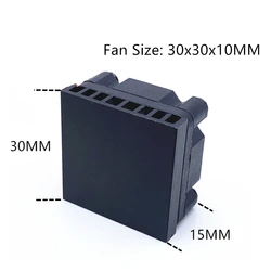 DC 5V 12V 24V 30x30x15mm 3010 30mm Fan With 5mm Heat sink BGA Fan Graphics Card Fan With Heat Sink Cooler Cooling Fan 2PIN 3PIN