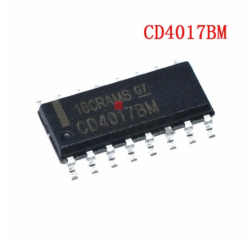 10 قطعة CD4017BM SOP16 CD4017B CD4017 4017 SOP-16 SMD جديدة ومبتكرة IC شرائح