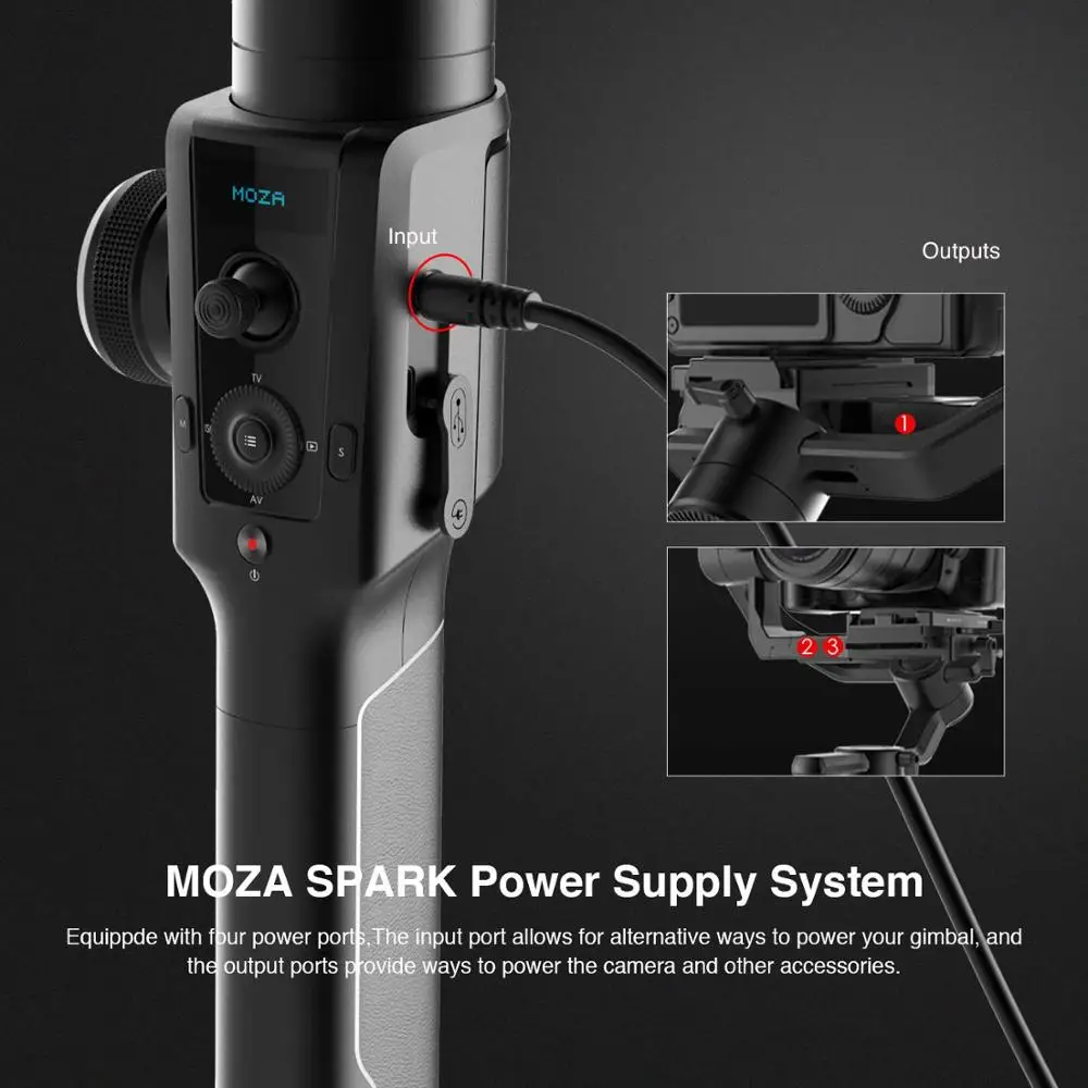 MOZA Air 2 with Hard Protection Case, 3 Axis Handheld Gimbal Stabilizer, 9lbs Payload, 16-Hour Long Working Time for DSLR Camera