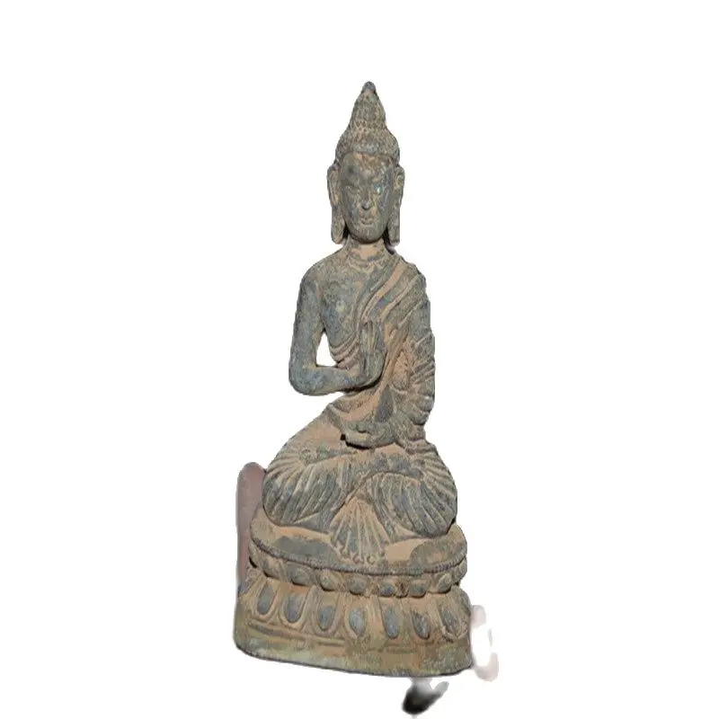 

China Old Bronze Collections From The Countryside RuLai Buddha Statue