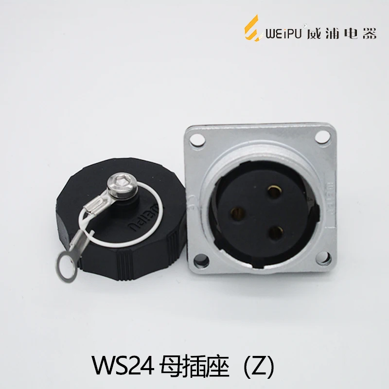 Aviation plug socket WS24-2-3-4-9-10-12-12B-19 connector TP/Z connection