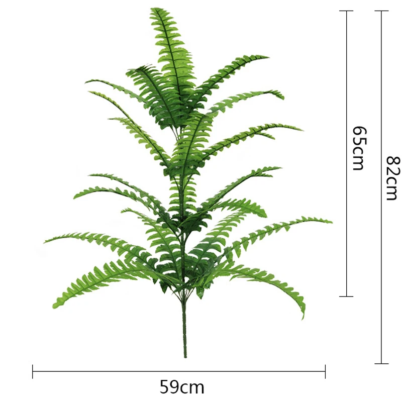 

Artificial Coconut Tree Plants 60-82CM Simulation Rare Palm Tree Green Plastic Crafts Monstera Office Home Garden Decor Props