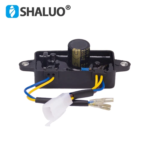 Imagen 2 del producto Generador de gasolina AVR, regulador de voltaje automático, estabilizador de control de voltaje para piezas de generador de gasolina, 3kw, 5kw, 8kw, 220v, 380v