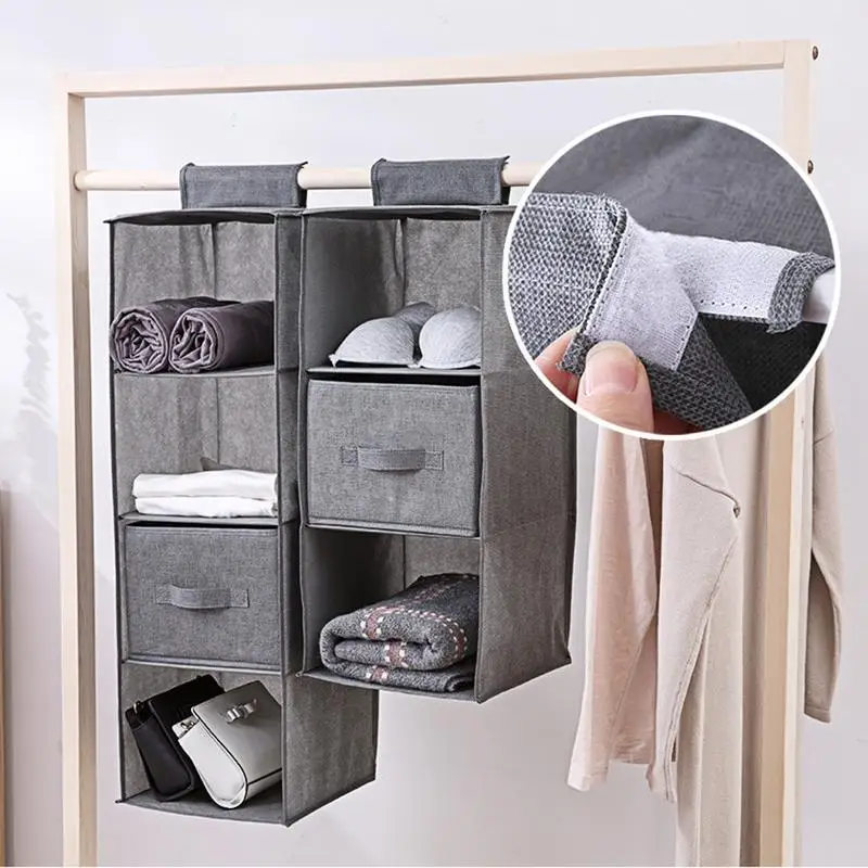 Cotton linen Fabric Folding CD Storage Boxes Foldable Bins Toys Organizer With Lids And Handles  Basket Laundry 