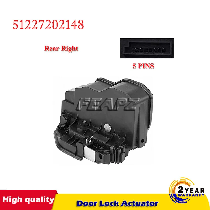 

51227202148 51224389476 New Door Lock Actuator Door Lock Latch Rear Right For BMW E90 E60 E61 E64 E63 E65 E91 E92 E93