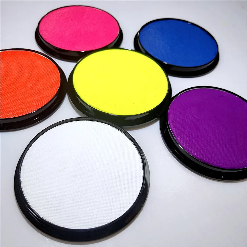 20g Body Painting UV Colors Water Based Makeup Eyeliner Neon Face Paint Cake Split Christmas Sports Event Family Party Supplies