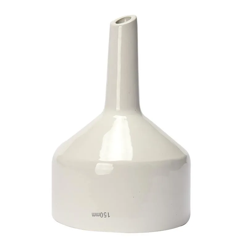 Porcelain Buchner Funnel 150 mm Chemistry Laboratory Ceramic Filter Funnel Pottery Negative Pressure Suction Porous Funnel 1/PK