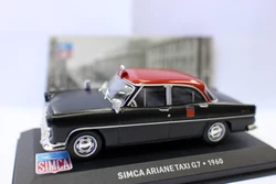 IXO Model 1:43 Scale Simcca Ariane Taxi G7 1960 Diecast alloy toy cars model for collection gift