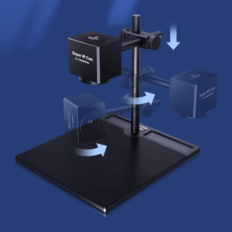 PCB Quick Check เครื่องมือ QIANLI MEGA-IDEA Super Ir Cam สั้นวงจรการตรวจจับซ่อม3D อินฟราเรดถ่ายภาพความร้อนเครื่องมือ