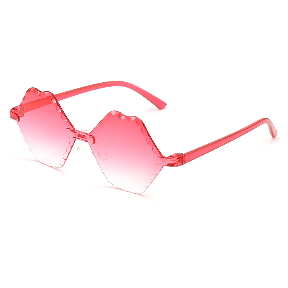 Fashion rimless Kids Sunglasses Boys Girls lips Sun Glasses Classic Children Eyewear Lentes sunglasses for female male