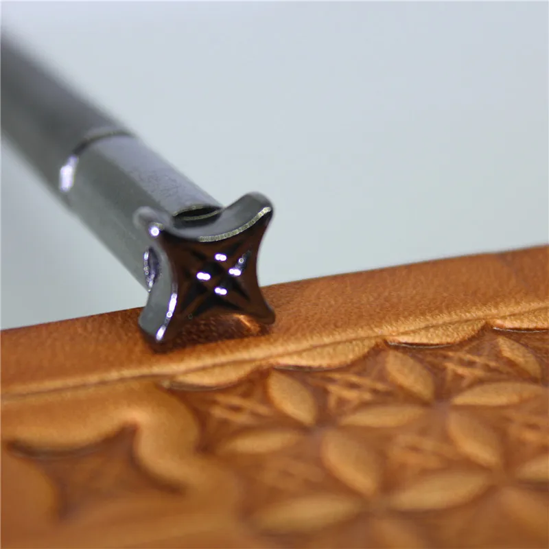 DIY Alloy Metal Leather Craft Tools American Pattern Stamp Tools LS.G9009-03 Tools For Leather Metal Stamp