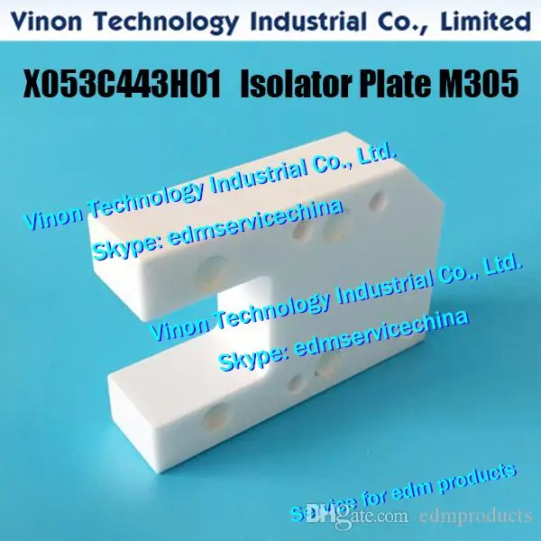 X053C443H01 M305 Isolator Plate Lower 115x80x30mm for X053C314H01 M306 Isolator Plate Lower 78x70x30mm W7002411