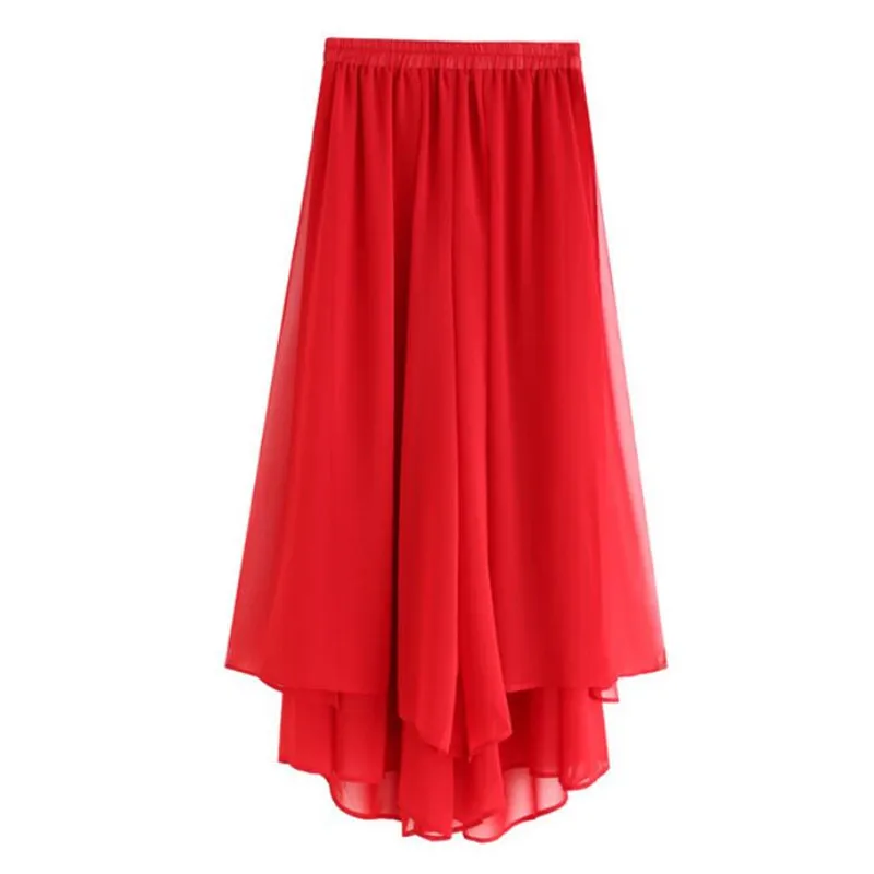 Chiffon Culottes Loose Pleated Wide Leg Palazzo Pants Women Dance Harem Skirt Clothes Flowy Trousers Classical Dancer  Black