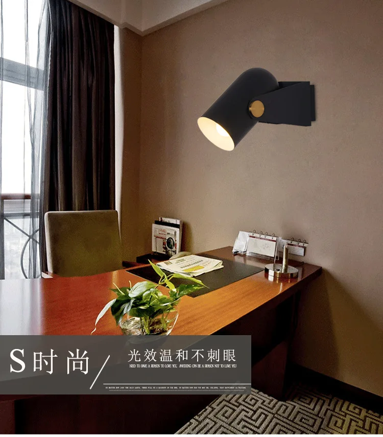 Carronade Wand Licht Europa Nordic Kleine Kupfer drop licht Led Goldene Moderne Schlafzimmer Esszimmer Bar deco design Led loft wand lampe – Detail 1