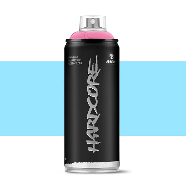 Spray paint MTN Hardcore Himalayan Blue Color 400 ml high pressure quick dry glossy finish great strength