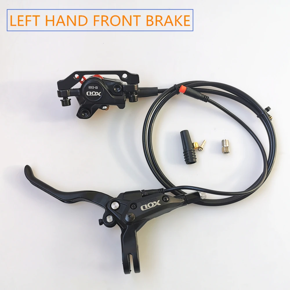 XOD E-Bike Brake Hydraulic Disc Cut Off Power Brake 2PIN waterproof plug DIY assembly EBike Scooter Front Rear Brakes
