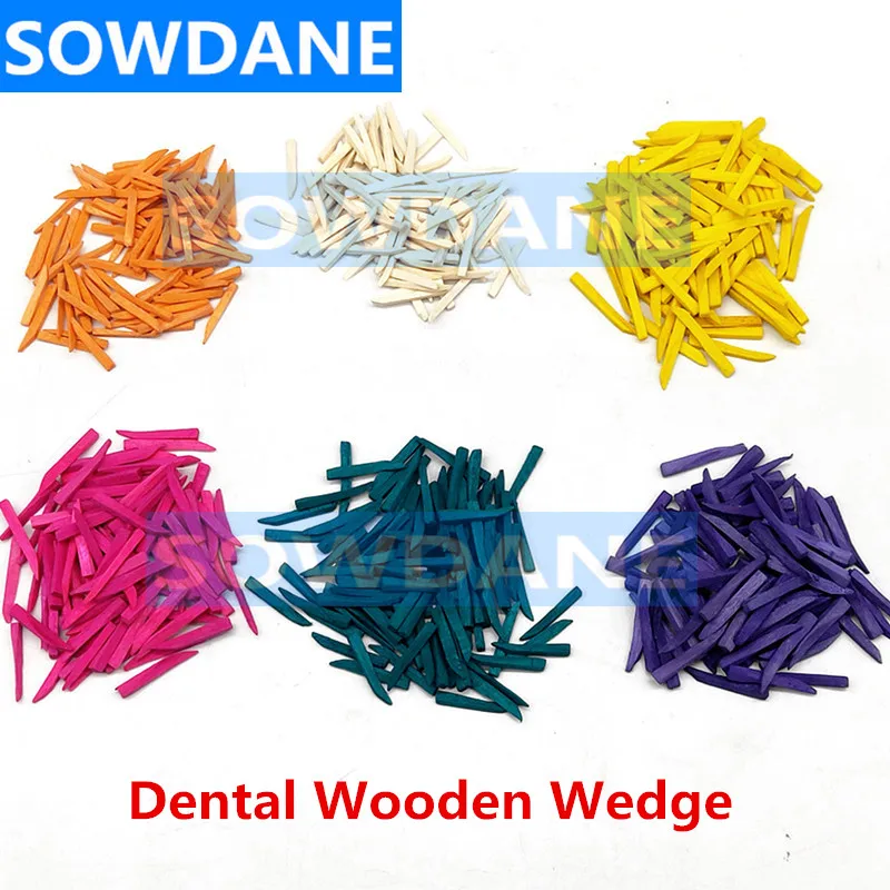 

100pcs / box Dental Supply Material Interdental Composite Contoured Wooden Wedge Wedges Teeth Whitening ( 6 sizes for option)