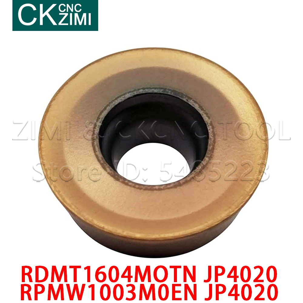 RPMW1003M0EN RDMT1604MOTN JP4020 R5 R6 Round milling tool Carbide inserts CNC tools RPMW RDMT lathe wood Turning milling inserts