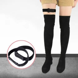 Hohe Rohr Stiefel Anti-skid Gürtel Anti-drop Artefakt Einstellbare Elastische Bandage Anti-skid Anti-falten aufkleber Anti-drop Rohr