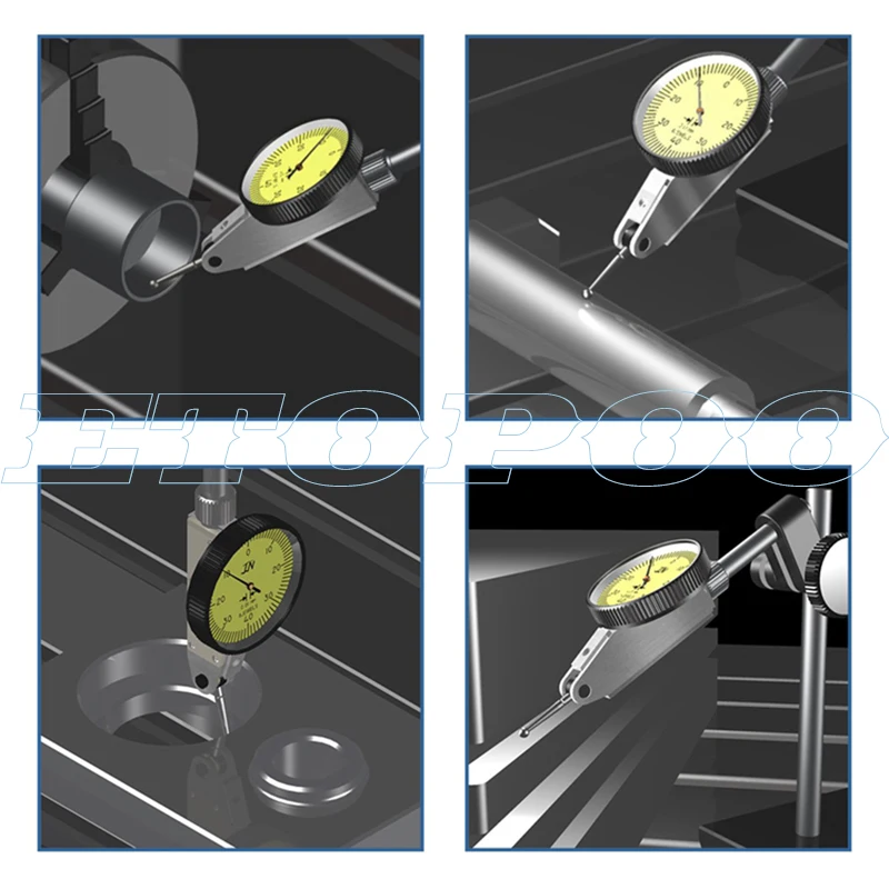 防水精密ダイヤルゲージ,テストレバー,スケールメーター,精度インジケーター,センターファインダー,マイクロメーター,0〜0.8mm