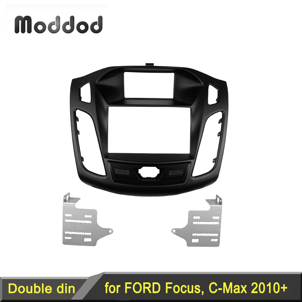 

For FORD Focus III C-Max 2011 up Radio Stereo Panel Fascia C Max Face Plate Dash Install Mounting Trim Kit CD DVD Adapter Facia