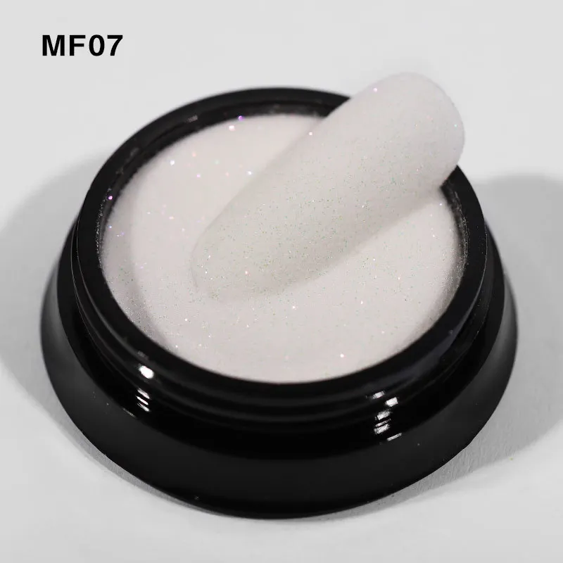 Glänzendes Puder, Pailletten, Glitzer, Nagelkunst-Dekorationen, laserleuchtendes Pigmentstaub für Maniküre - 1 Box – Detail 7