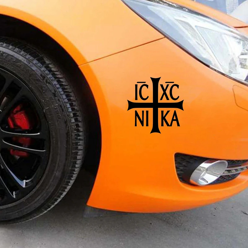 30300# Various Sizes/Colors Orthodox Christianity Ic XC ni ka car sticker vinyl decal waterproof stickers on truck bumper
