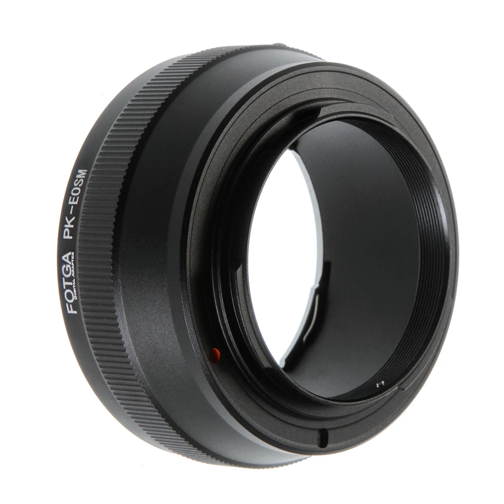 FOTGA Adapter Ring für Canon EF-M Kamera Pentax PK K Mount Objektiv M2 M3 M6 M10 M50 M100